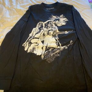 Taylor Swift Eras Tour Collage Black Long Sleeve Tee L US Dates 2023